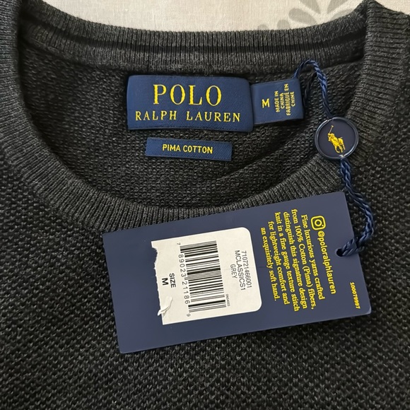 Polo Ralph Lauren Signature Embroidered Pony Crewneck Sweater - Picture 2 of 6